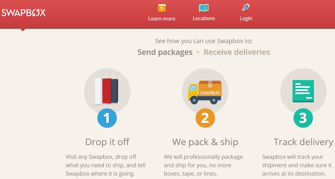 Swapbox – Locker Based Shipping Service For Sending And Receiving Packages