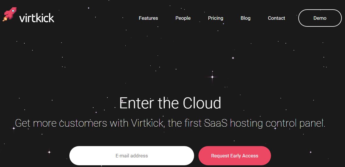 VirtKick – A SaaS Hosting Control Panel for Hosting Companies with No Upfront Costs